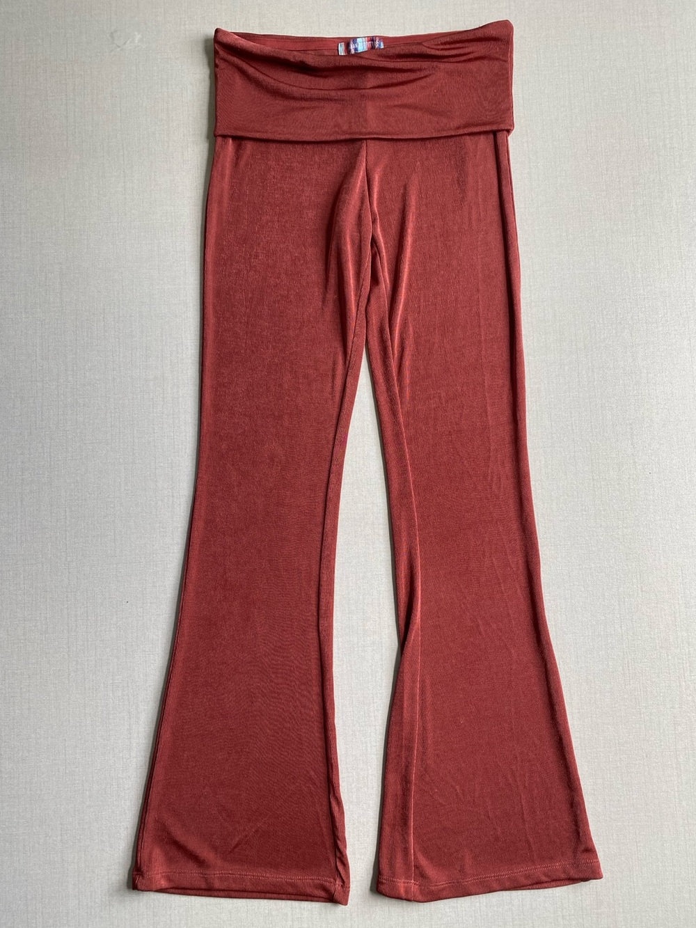 NWT Urban Outfitters Women’s Flared Cut Pants Size S Y2K Fold Over - Picture 5 of 14